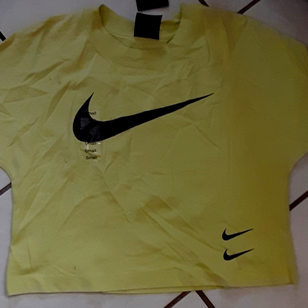 WOMENS Nike shirt, size S, green yellow